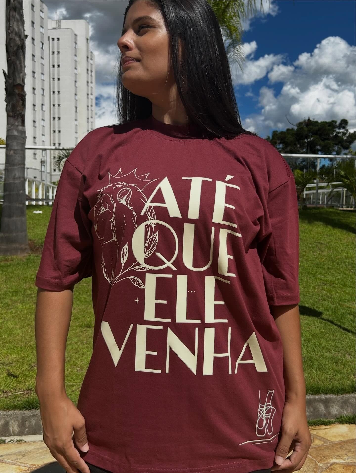 Camiseta Até Que Ele Venha — foto 1